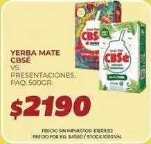 Supermercados Vea Cbse - yerba mate oferta