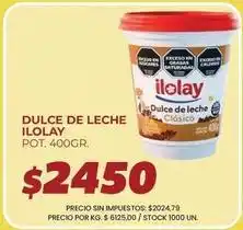 Supermercados Vea Ilolay - dulce de leche oferta