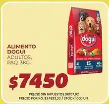 Supermercados Vea Dogui - alimento adultos oferta
