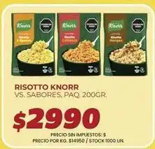 Supermercados Vea Knorr - risotto oferta