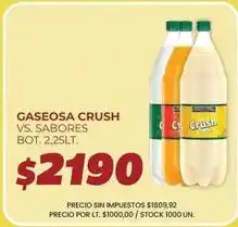 Supermercados Vea Crush - gaseosa oferta