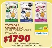 Supermercados Vea Cuisine - tostadas oferta