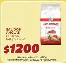 Supermercados Vea Dos anclas - sal gruesa oferta