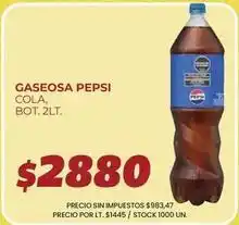 Supermercados Vea Pepsi - gaseosa cola oferta