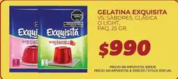 Supermercados Vea Exquisita - gelatina oferta