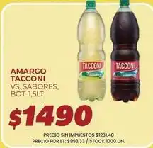 Supermercados Vea Tacconi - amargo vs. sabores oferta