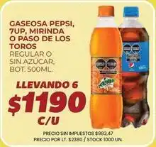 Supermercados Vea Paso de los toros - gaseosa oferta