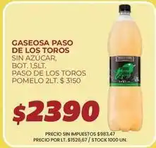 Supermercados Vea Paso de los toros - gaseosa paso de los toros oferta