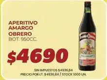 Supermercados Vea Amargo - aperitivo amargo oferta
