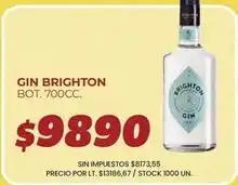 Supermercados Vea Brighton - gin bot oferta