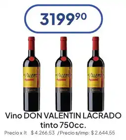 Hergo Don valentin vino tinto oferta