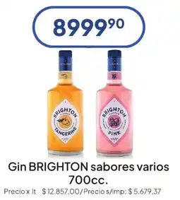 Hergo Brighton gin sabores varios oferta