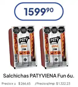 Hergo Paty salchichas viena fun oferta