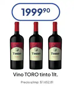Hergo Toro vino tinto oferta