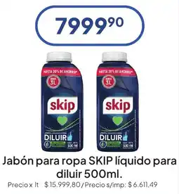Hergo Skip jabón para ropa líquido para diluir oferta