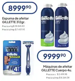 Hergo Gillette espuma de afeitar 312gr. oferta