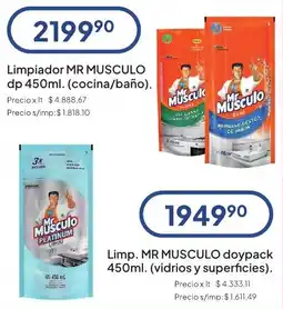 Hergo Mr Musculo limpiador dp 450ml oferta