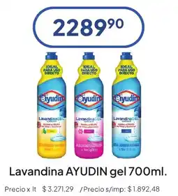 Hergo Ayudin lavandina gel oferta
