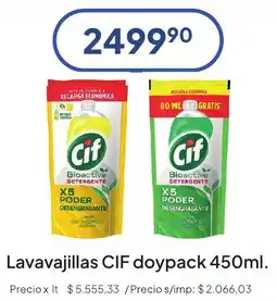 Hergo Cif lavavajillas doypack oferta