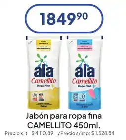 Hergo Ala jabón para ropa fina camellito oferta
