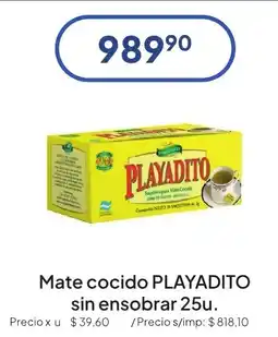 Hergo Playadito mate cocido oferta
