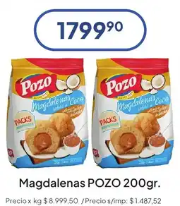 Hergo Pozo magdalenas labor de coco oferta