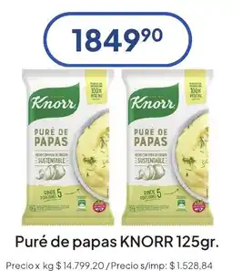 Hergo Knorr puré de papas oferta