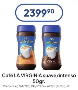 Hergo La virginia café instantáneo oferta