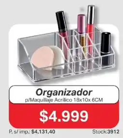 Ferniplast Organizador p/maquillaje acrílico oferta