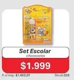 Ferniplast Lonbeby set escolar c/accesorios oferta