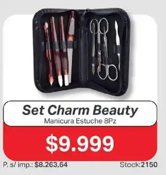 Charm beauty manicura estuche 8pz