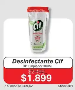 Ferniplast Cif desinfectante oferta