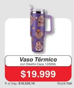 Ferniplast Vaso Térmico con Diseño Capy oferta