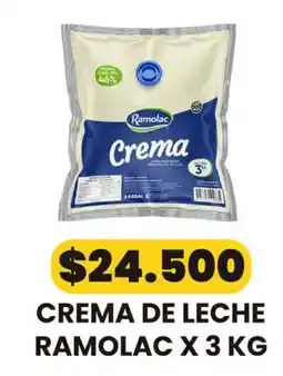 Autoservicio Capo Ramolac crema de leche oferta