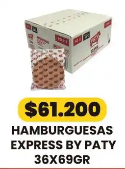 Autoservicio Capo Paty hamburguesas express oferta
