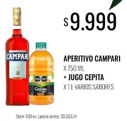 Super MAMI Campari aperitivo campari oferta