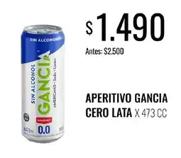 Super MAMI Gancia aperitivo cero oferta