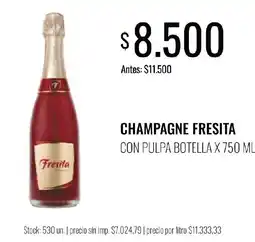 Super MAMI Fresita champagne con pulpa oferta