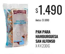 Super MAMI San alfonso pan para hamburguesa oferta
