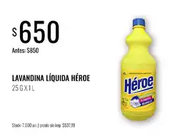 Super MAMI Heroe lavandina liquida oferta