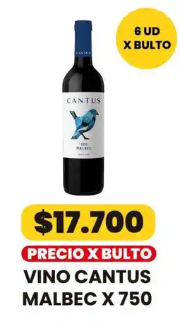 Autoservicio Capo Cantus vino malbec oferta