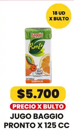 Autoservicio Capo Baggio jugo pronto oferta