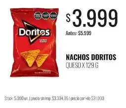 Super MAMI Doritos nachos queso oferta
