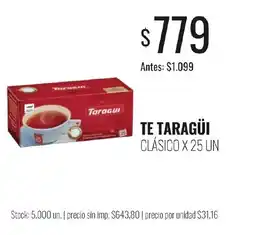 Super MAMI Taragui te clásico oferta