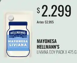 Super MAMI Hellmann's mayonesa liviana oferta