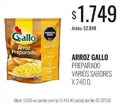 Super MAMI Gallo arroz preparado oferta