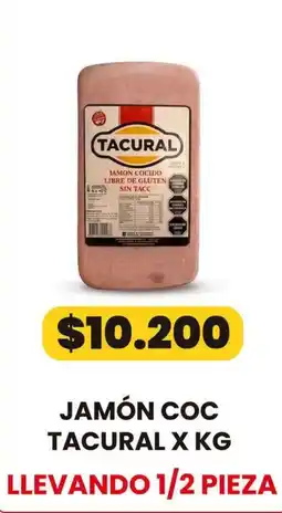 Autoservicio Capo Tacural jamón cocido oferta