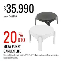Super MAMI Garden life mesa puket oferta