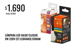 Super MAMI Ledvance/lámpara led value classic oferta