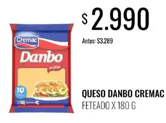 Cremac queso danbo feteado